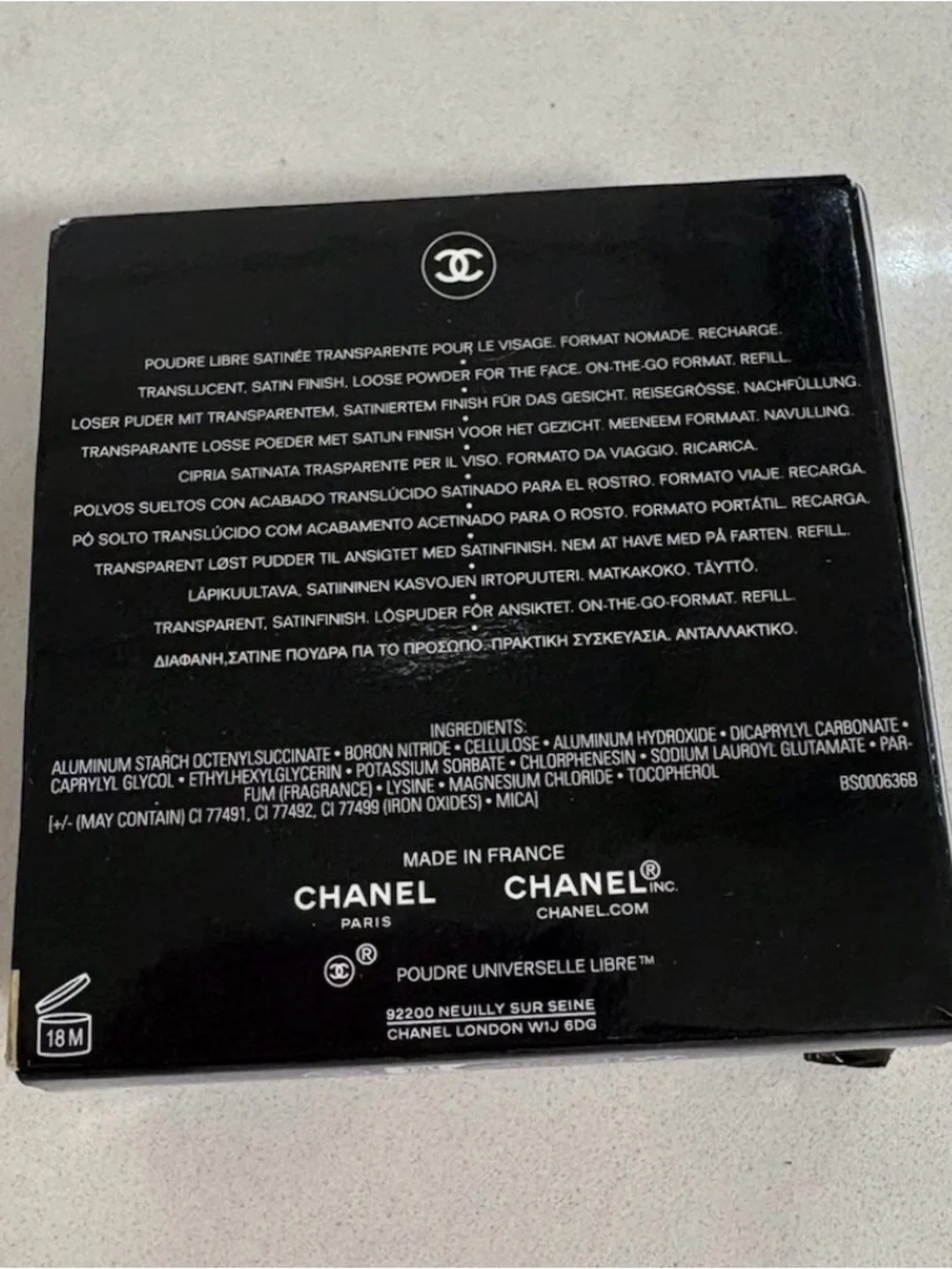 CHANEL POUDRE UNIVERSELLE LIBRE Natural Finish Loose Powder 121 Golden Deep